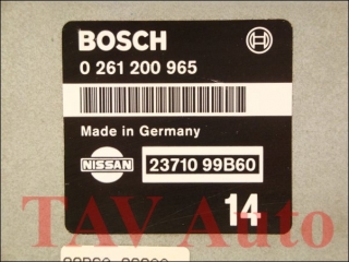 Motor-Steuergeraet Bosch 0261200965 2371099B60 99B60-96600 26RT7148 Nissan Micra K11 1.3