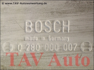 Engine control unit Bosch 0-280-000-007 VW 022-906-021