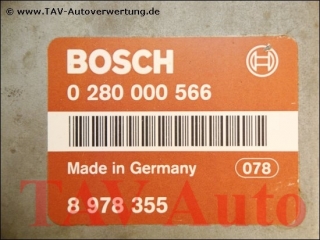 Motor-Steuergeraet Bosch 0280000566 8978355 28RT7275 Saab 9000 2.0 16V Turbo B202L