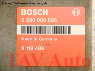 Engine control unit Bosch 0-280-000-586 9-119-488 28RT7541 Saab 9000 2.0 16V Turbo B202L