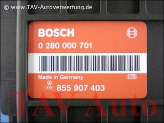 Motor-Steuergeraet Bosch 0280000701 855907403 28RT7076 Audi Seat VW
