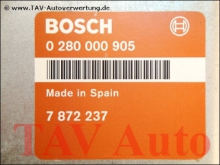 Motor-Steuergeraet Bosch 0280000905 7872237 28RT8142 Saab 9000 2.3L 16V B234I