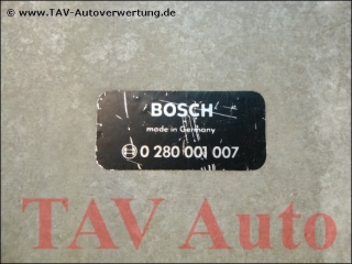 Motor-Steuergeraet Bosch 0280001007 BMW E3 E9 3.0 Si CSi CSL