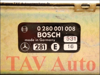 Motor-Steuergeraet Bosch 0280001008 281 E 16 Mercedes-Benz A 0005455432