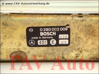 Motor-Steuergeraet Bosch 0280002009 451 E 26 Mercedes A 0005455532