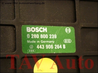 Motor-Steuergeraet Bosch 0280800239 443906264B Audi 80 90 100 Coupe 2.3 NF NG