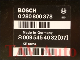 Motor-Steuergeraet Bosch 0280800378 A 0095454032[07] KE0024 Mercedes S124 300 TE-24