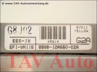 Engine control unit Ford 88GB12A650C2A G2A EFIVM115 EECIV 6171147