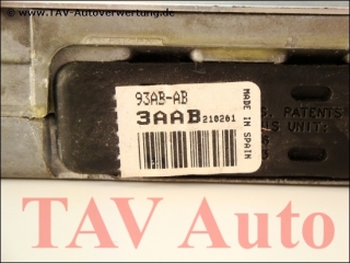 Motor-Steuergeraet Ford 93AB-12A650-AB 3AAB SMO-270 EEC-IV 6880202
