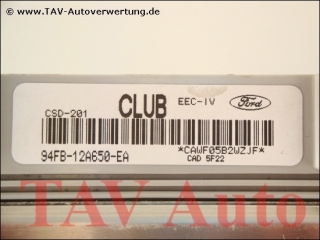 Motor-Steuergeraet Ford 94FB-12A650-EA CLUB CSD-201 EEC-IV 7143613 1x WFS Sender