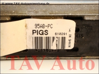 Motor-Steuergeraet Ford 95AB-12A650-PC PIGS SME-405 EEC-IV 1009339 2x WFS Sender