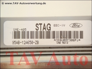 Motor-Steuergeraet Ford 95AB-12A650-ZB STAG SME-405 EEC-IV 1011503 2x WFS Sender