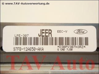 Motor-Steuergeraet Ford 97FB-12A650-AKA JEER LPE-307 EEC-V 1050520