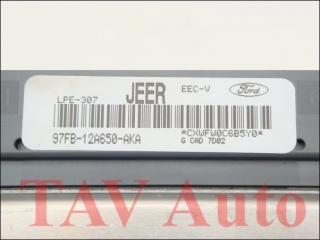 Motor-Steuergeraet Ford 97FB-12A650-AKA JEER LPE-307 EEC-V 1050520 3x WFS Sender