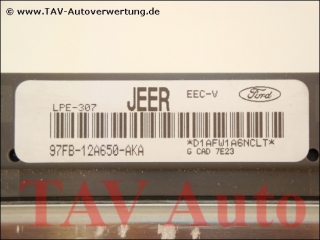 Motor-Steuergeraet Ford 97FB-12A650-AKA JEER LPE-307 EEC-V 1050520 1x WFS Sender