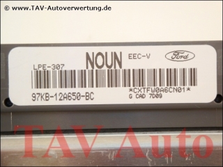 Motor-Steuergeraet Ford 97KB-12A650-BC NOUN LPE-307 EEC-V 1x WFS Sender