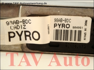 Motor-Steuergeraet Ford 98AB-12A650-BDC PYRO SME-505 EEC-IV 1094167