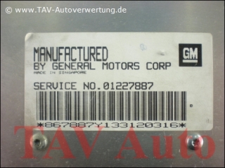 Motor-Steuergeraet GM 01227887 AHXN 1227887 815665 Opel Kadett-E C16NZ Automatik