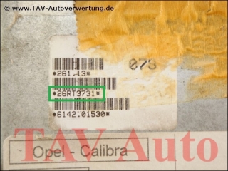 Motor-Steuergeraet GM 90409629 GN Bosch 0261200530 26RT3731 Opel Calibra C20NE