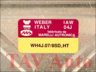 Motor-Steuergeraet IAW 04J WH4J.07/8SD.HT 7611421 Lancia Dedra 2.0 83kW