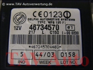 Motor-Steuergeraet IAW 16F.EB/6A37-50 46545150 61602.102.01 Fiat Punto 55
