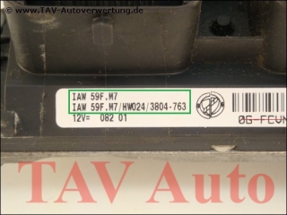 Motor-Steuergeraet IAW 59F.M7/HW024/3804-763 46820324 61600.507.05 Fiat Seicento