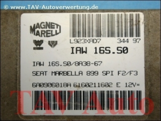 Motor-Steuergeraet Magneti Marelli IAW 16S.S0/8A38-67 Seat 6A0906018A 6160211602 E