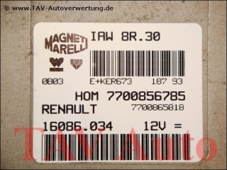 Motor-Steuergeraet Magneti Marelli IAW 8R.30 HOM 7700856785 Renault 7700865818 16086.034