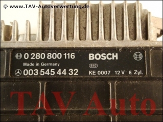 Engine control unit Mercedes A 003-545-44-32 Bosch 0-280-800-116 KE-0007
