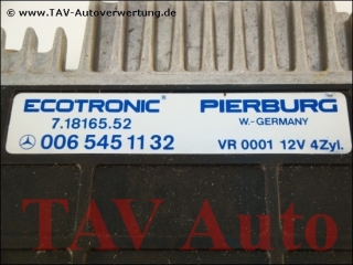 Motor-Steuergeraet Mercedes A 0065451132 Bosch 0285007014 Pierburg 7.18165.52