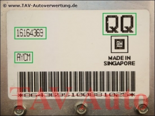 Motor-Steuergeraet Opel 16164369 QQ AYCM Kadett-E C16NZ