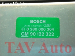 Motor-Steuergeraet Bosch 0280000304 GM 90122322 Opel Ascona Kadett