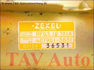 Engine control unit RFG5-18-701A Zexel 4079013631 Mazda 626 GE 2.0D Comprex GLX