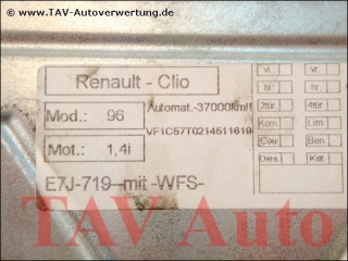 Motor-Steuergeraet S111718202A HOM 7700749947 BVA 7700872652 Renault Clio