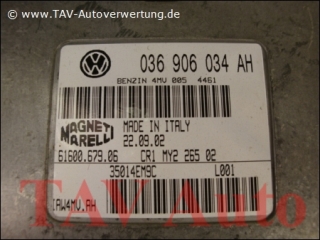 Motor-Steuergeraet Seat 036906034AH Magneti Marelli IAW4MV.AH 61600.679.06