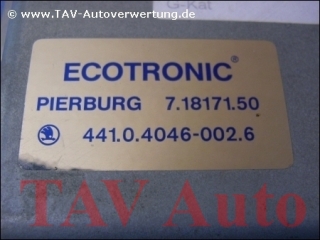 Motor-Steuergeraet Skoda 441.0.4046-002.6 Bosch 0285007026 Pierburg 7.18171.50