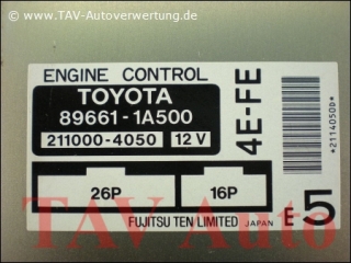 Motor-Steuergeraet Toyota 89661-1A500 Fujitsu 211000-4050 4E-FE