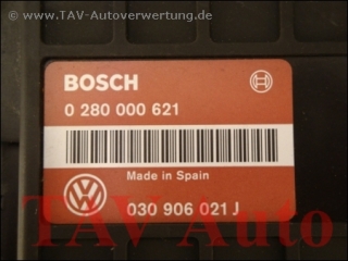 Motor-Steuergeraet Bosch 0280000621 030906021J 28RT7889 VW Golf Jetta Polo 1.3 NZ
