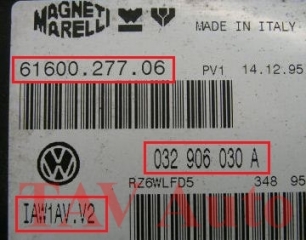 Motor-Steuergeraet VW 032906030A Magneti Marelli 61600.277.06 IAW1AV.V2