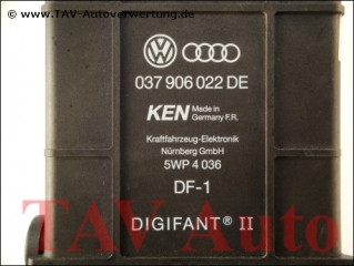 Motor-Steuergeraet 037906022DE 5WP4036 VW Golf Cabriolet 1.8 2H