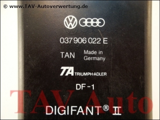 Motor-Steuergeraet 037906022E TAN Digifant VW Golf Jetta Passat 1.8 PB PF