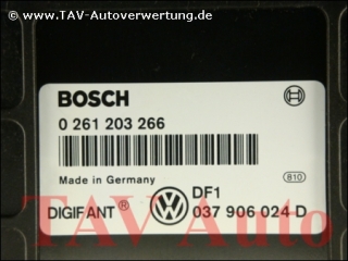 Motor-Steuergeraet VW 037906024D Bosch 0261203266 DF1 Digifant ®