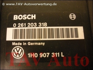 Engine control unit Bosch 0-261-203-318 1H0-907-311-L 26SA2758 VW Golf Vento ABS