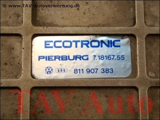 Motor-Steuergeraet VW 811907383 Bosch 0285007001 Pierburg 7.18167.55