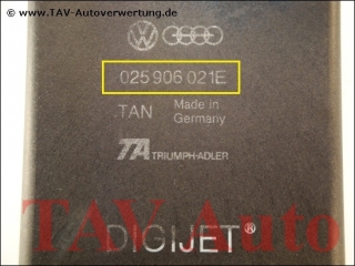 Motor-Steuergeraet VW T3 025906021E TAN Digijet