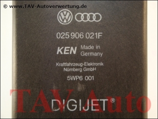 Engine control unit VW T3 025-906-021-F KEN 5WP6-001 Digijet