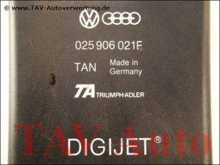 Engine control unit VW T3 025-906-021-F TAN Triumph-Adler Digijet