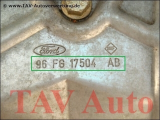 Wischermotor vorn 96FB17B571DA Gestaenge 96FG17504AB Ford Fiesta Mazda 121