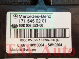 Fuse box Mercedes-Benz A 171-545-02-01 Hella 5DK-008-553-00