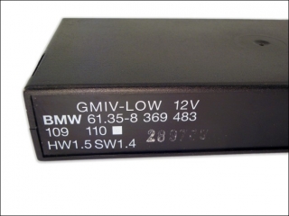 Grundmodul-4 GMIV-LOW 12V BMW 61.35-8369483 109110 HW1.5 SW1.4